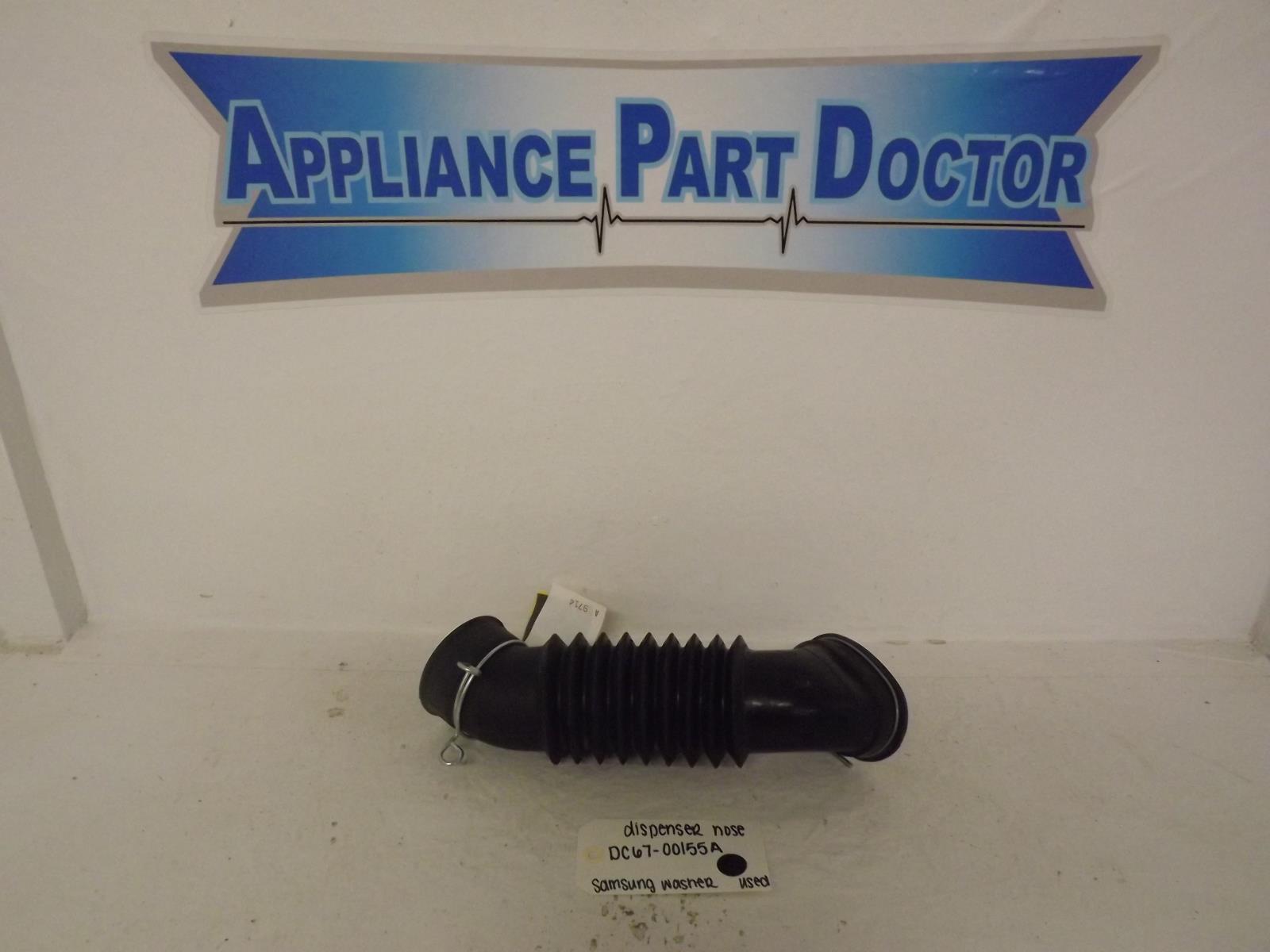 Samsung Washer DC67-00155A Dispenser Hose Used Samsung Washer DC67-00155A Dispenser Hose Used